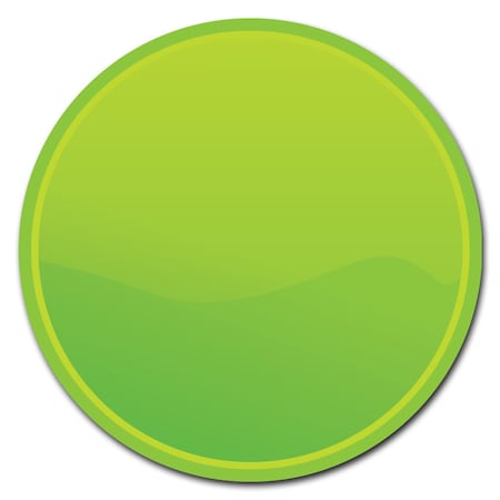 Signmission Lime Green Circle Corrugated Plastic Sign C-8-CIR-Lime Green